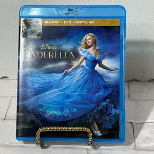 Disney Cinderella Blu-ray only 2015 Live Action Movie Lily James Cate Blanchett